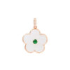 TOMEI Nephrite Collection Pendant, Rose Gold 750