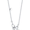 TOMEI Diamond Necklace, White Gold 375