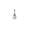TOMEI Espoir Pearl Pendant, White Gold 375