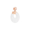 TOMEI Nephrite Collection Pendant, Rose Gold 750