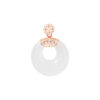 TOMEI Nephrite Collection Pendant, Rose Gold 750