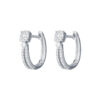 TOMEI Diamond Earrings, White Gold 750
