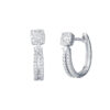 TOMEI Diamond Earrings, White Gold 750