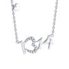 TOMEI Diamond Necklace, White Gold 375