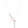 TOMEI Noel Artistry Collection Diamond Necklace, White+Rose Gold 585