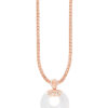 TOMEI Nephrite Collection Pendant, Rose Gold 750