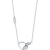 TOMEI Diamond Necklace, White Gold 375