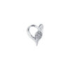 TOMEI Espoir Diamond Pendant, White Gold 375