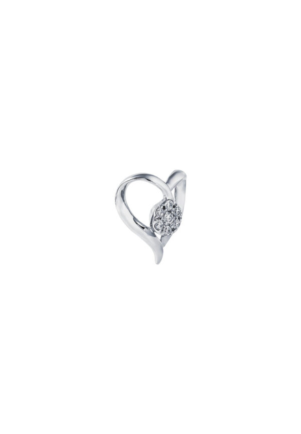 TOMEI Espoir Diamond Pendant, White Gold 375