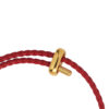 TOMEI Palace Grace Lu Lu Tong Charm with Red Rope Bracelet, Natural Jade
