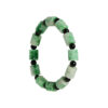TOMEI Palace Grace Dwi-Tone Carved Jade-Tube Bracelet