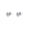TOMEI Earrings Of Circularity, White Gold 750