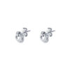 TOMEI Earrings Of Circularity, White Gold 750