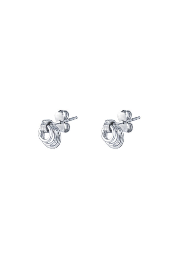 TOMEI Earrings Of Circularity, White Gold 750