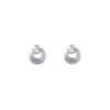 TOMEI Earrings Of Circularity, White Gold 750
