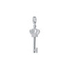 TOMEI Key Pendant, Diamond White Gold 750