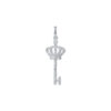 TOMEI Key Pendant, Diamond White Gold 750