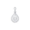 TOMEI Droplet Pendant, Diamond White Gold 750
