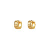 TOMEI Loop Earrings, Yellow Gold 375