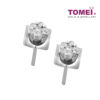 TOMEI Earrings in Quadrated Sensations, Diamond White Gold 585