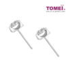 TOMEI Earrings in Quadrated Sensations, Diamond White Gold 585