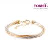 TOMEI Bangle of Razzmatazz in Vogue and Verve, Yellow Gold 916