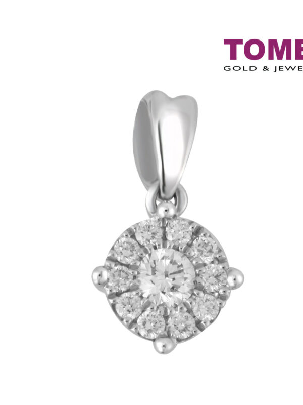 TOMEI Pendant, Diamond White Gold 750 (P3887)