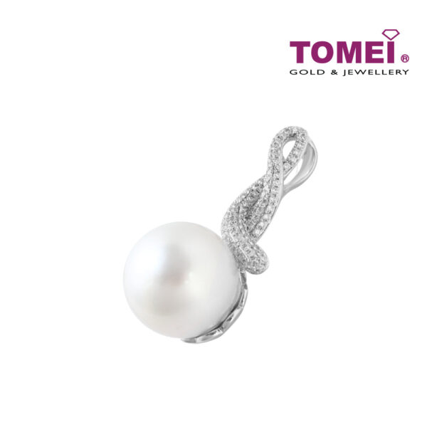 TOMEI Pendant, Diamond Pearl White Gold 750 (P1819V)