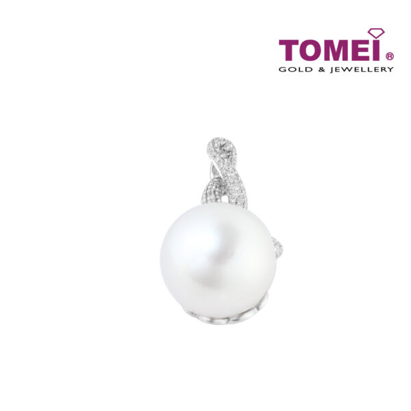 TOMEI Pendant, Diamond Pearl White Gold 750 (P1819V)
