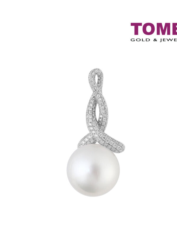 TOMEI Pendant, Diamond Pearl White Gold 750 (P1819V)