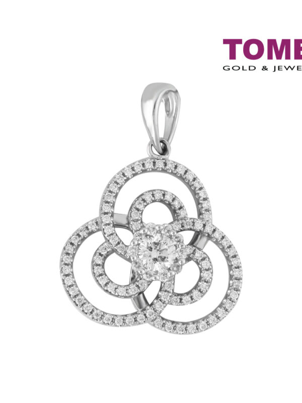 TOMEI Pendant, Diamond White Gold 750 (P5594)