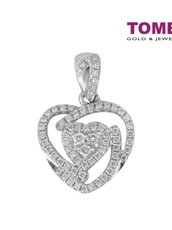 TOMEI Pendant, Diamond White Gold 750 (P5204)