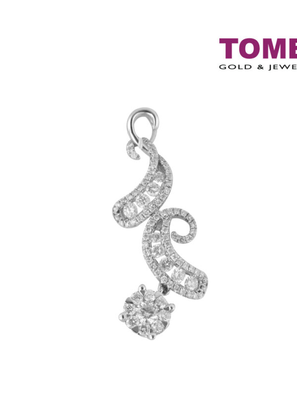TOMEI Pendant, Diamond White Gold 750 (PD10440)
