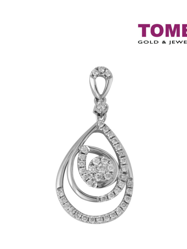 TOMEI Pendant, Diamond White Gold 750 (P4858)