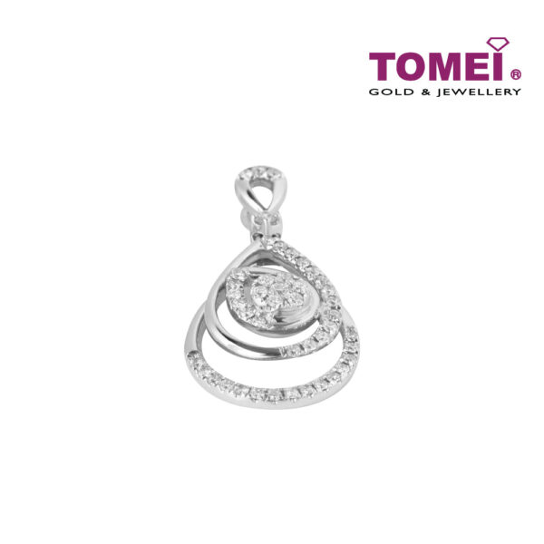 TOMEI Pendant, Diamond White Gold 750 (P4858)