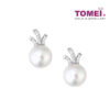 TOMEI Earrings, Diamond Pearl White Gold 750 (E1832)
