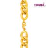 TOMEI Lusso Italia Curb Chain Bracelet, Yellow Gold 916