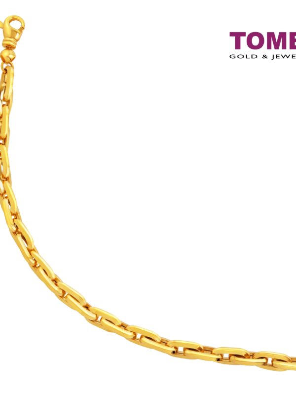 TOMEI Lusso Italia Link Chain Bracelet, Yellow Gold 916