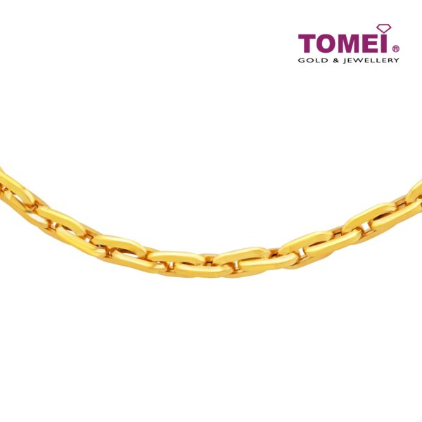 TOMEI Lusso Italia Link Chain Bracelet, Yellow Gold 916