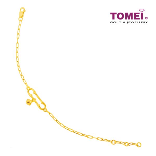 TOMEI Pin Bell Bracelet, Yellow Gold 916