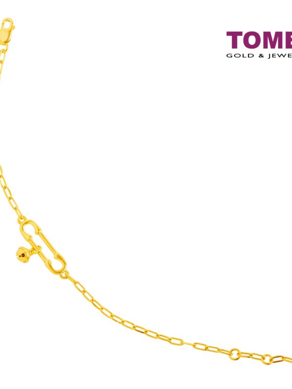 TOMEI Pin Bell Bracelet, Yellow Gold 916