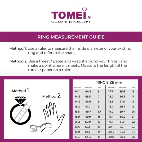 TOMEI EB Evermore Couple Rings I White Gold 750 (EBE-R4821/EBE-R4864)