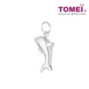 TOMEI  Delightfully Joyous Dolphin Pendant, White Gold 750