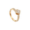 TOMEI Diamond Ring, Yellow Gold 585