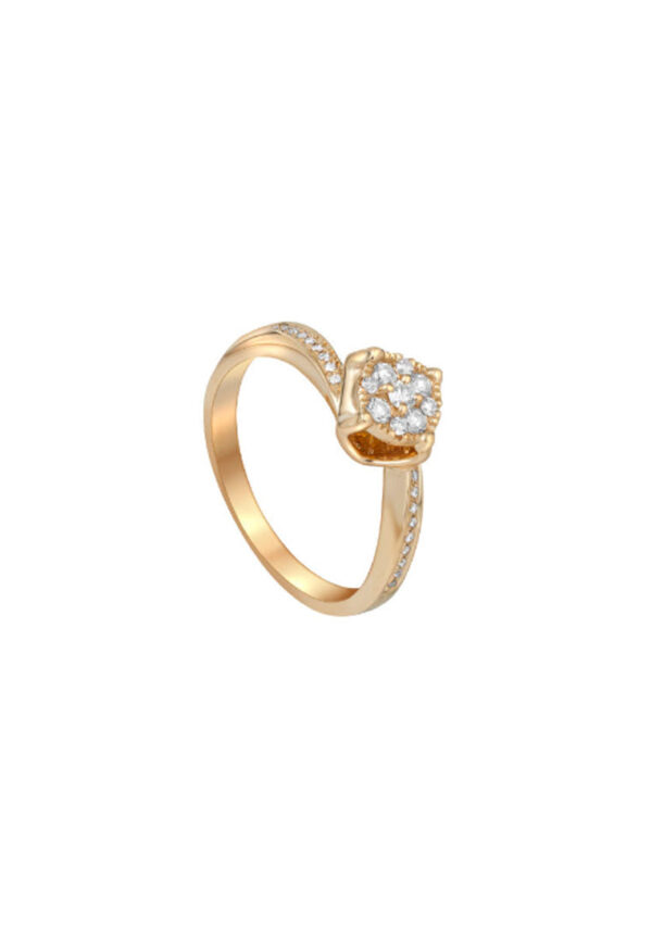 TOMEI Diamond Ring, Yellow Gold 585