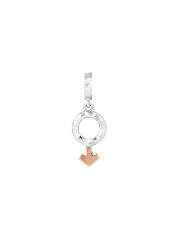 TOMEI Charm of You & Me - Male Symbol | White Gold 585 (14K) (P5725)