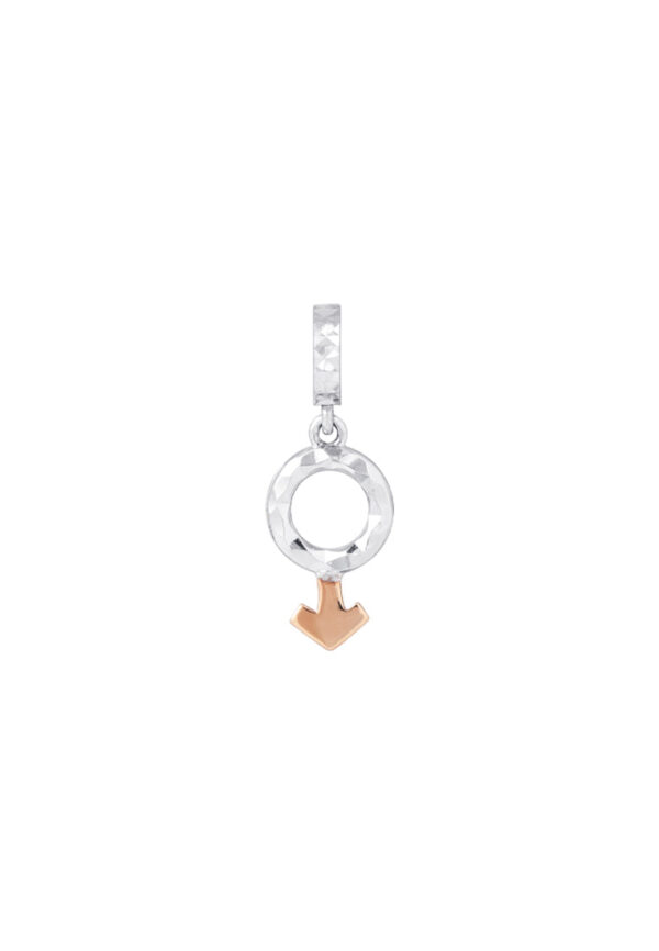 TOMEI Charm of You & Me - Male Symbol | White Gold 585 (14K) (P5725)