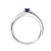 TOMEI Homme Series, Sapphire Silver Ring For Men