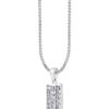 TOMEI Classic Abacus Pendant | White Gold 585 (14K)