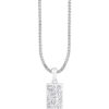 TOMEI Classic Abacus Pendant | White Gold 585 (14K)